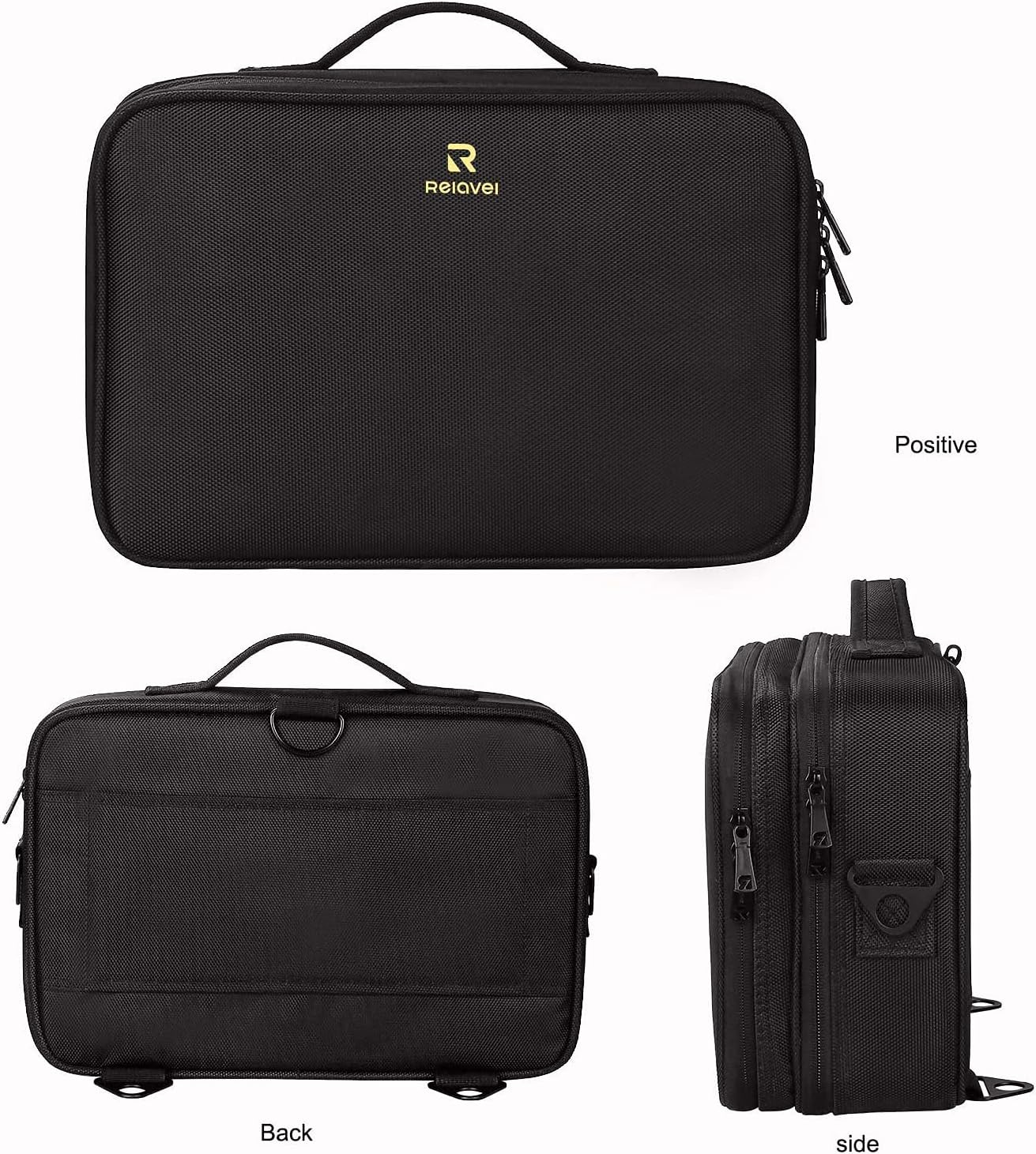 Black Medium Makeup Case