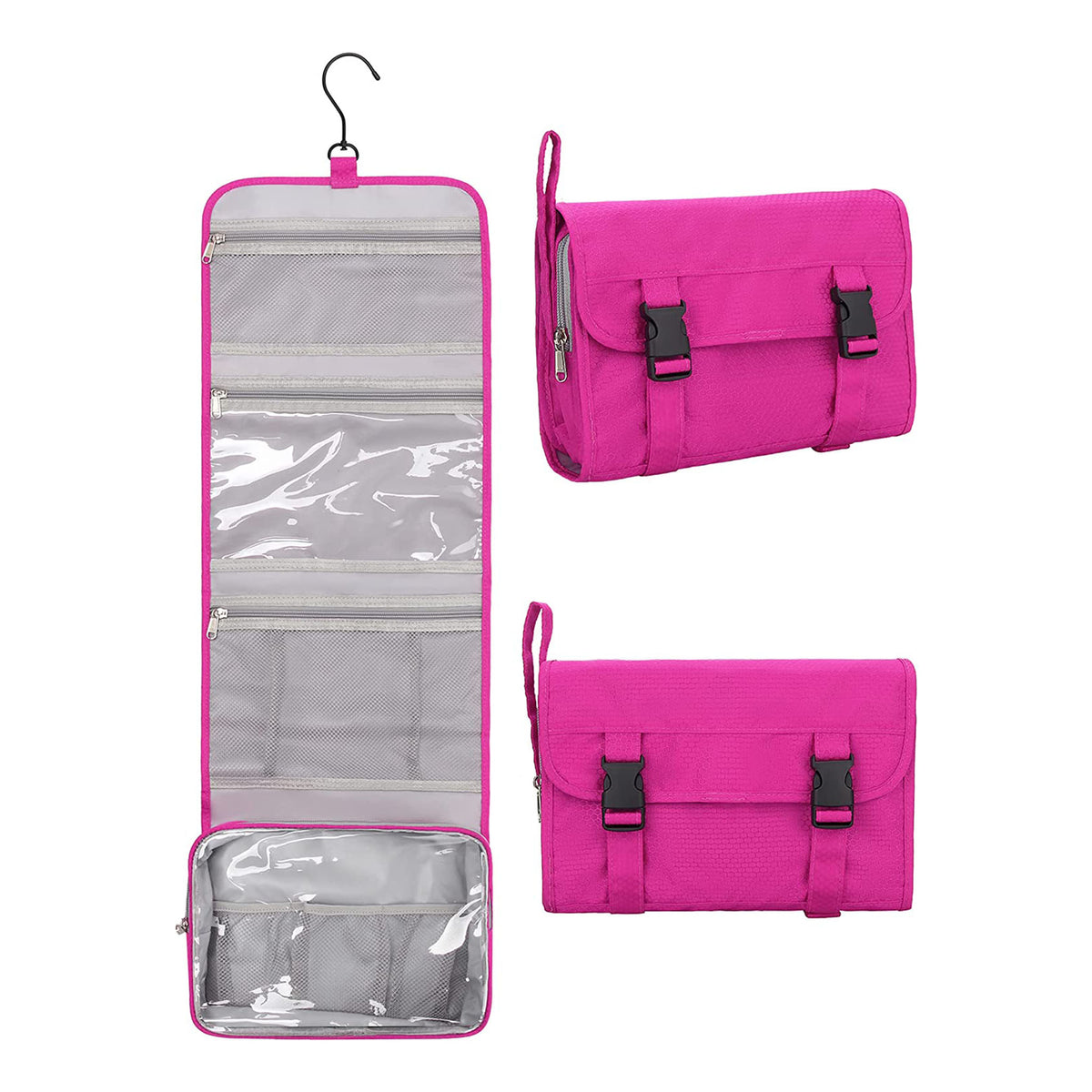 Large Hanging Toiletry Bag Travel Makeup Bag Cosmetic Organizer for Women  and Girls – narwey