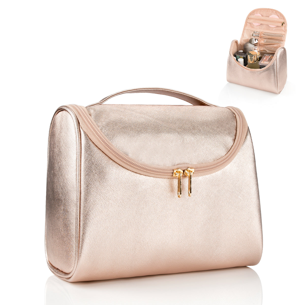 Waterproof travel makeup bag on sale