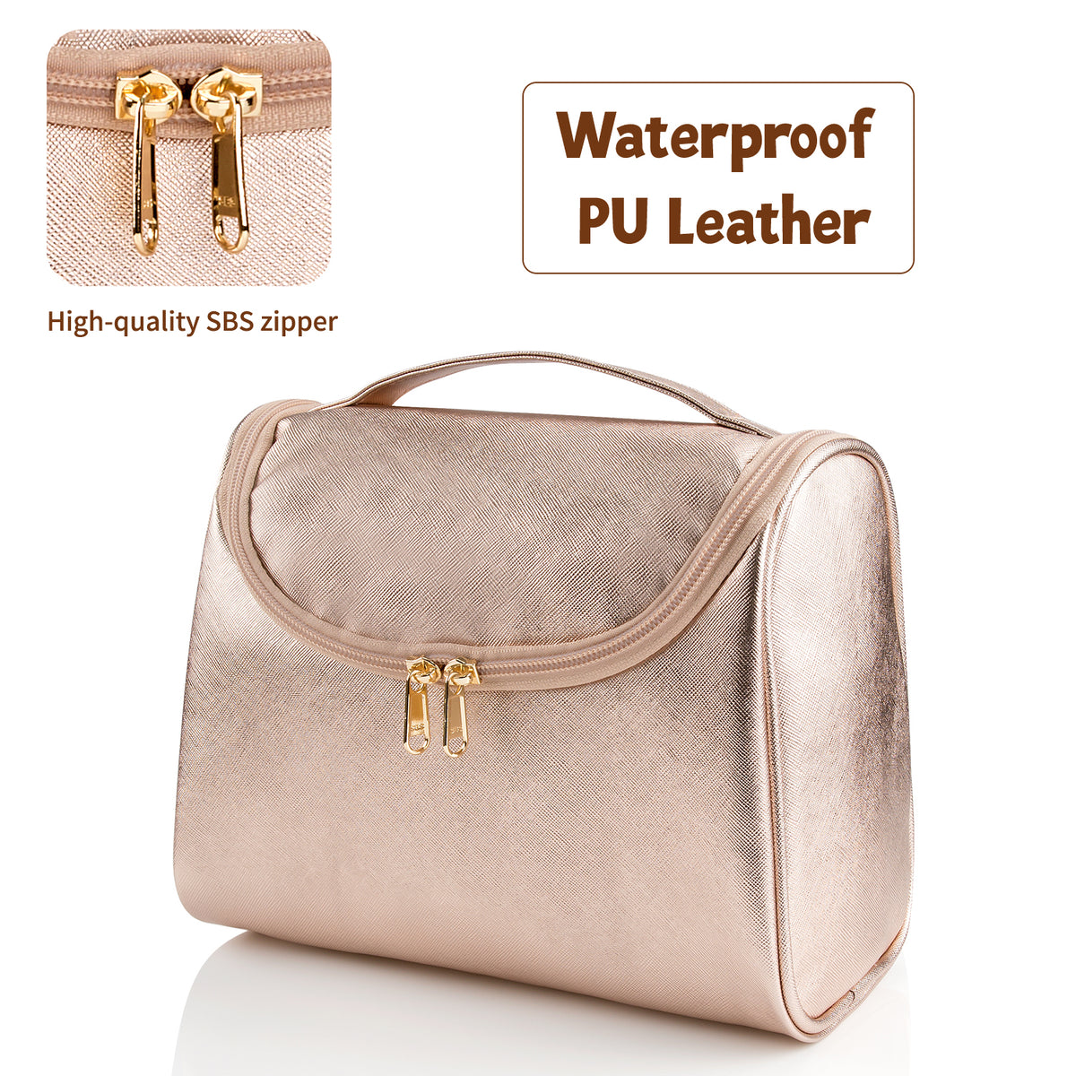 Travel Makeup Bag Ethereal Cosmetic Bag for Women Portable Makeup Org Relavel