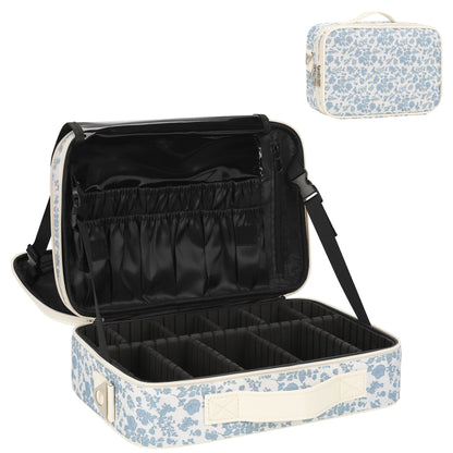 Floral Print Medium Makeup Case