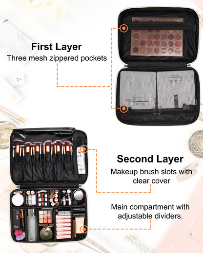 Floral Print Medium Makeup Case