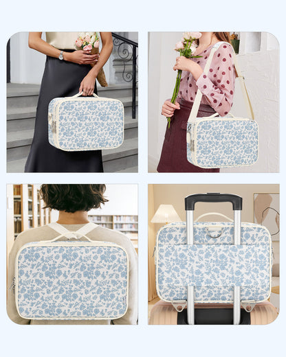 Floral Print Medium Makeup Case