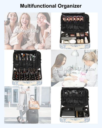 Floral Print Medium Makeup Case