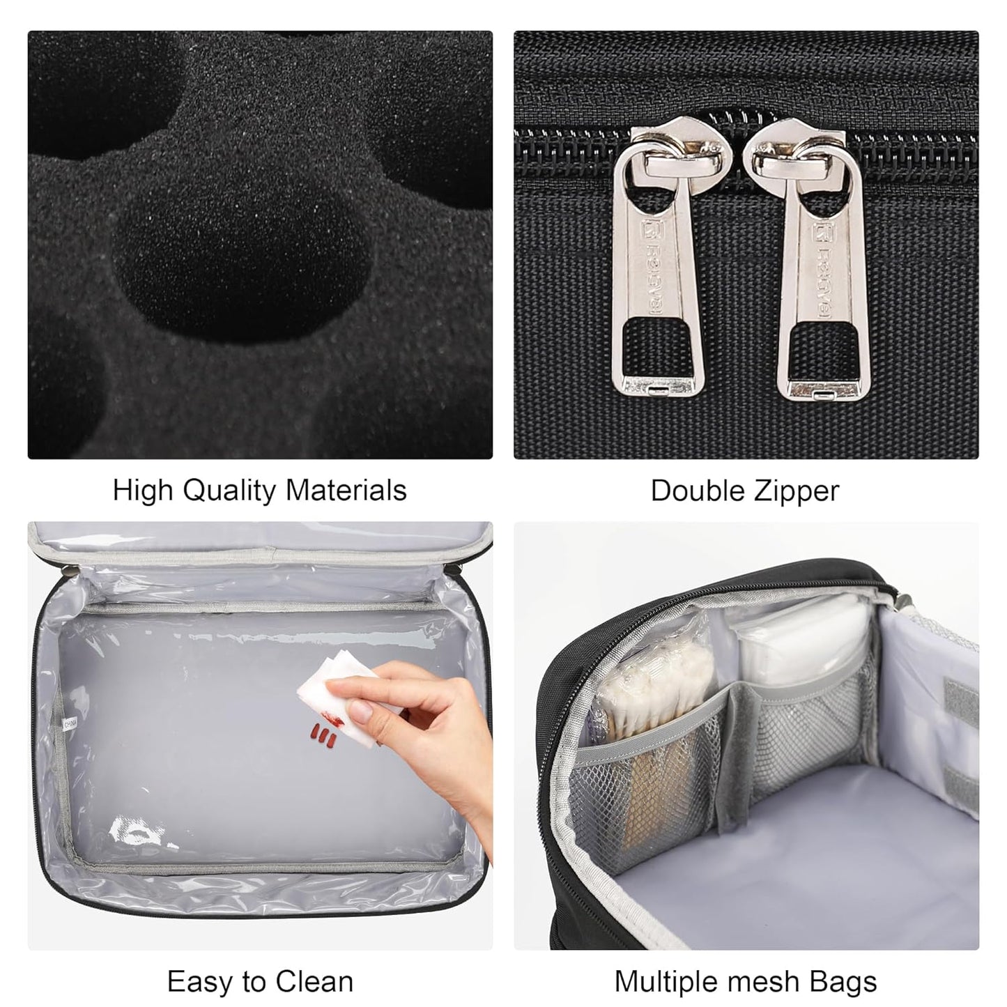 Double Layer Tattoo Travel Organizer Shoulder Bag