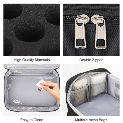 Double Layer Tattoo Travel Organizer Shoulder Bag