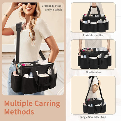Extra Large Hairstylist Traveling Bag with Adjustable Dividers and Multi Pockets