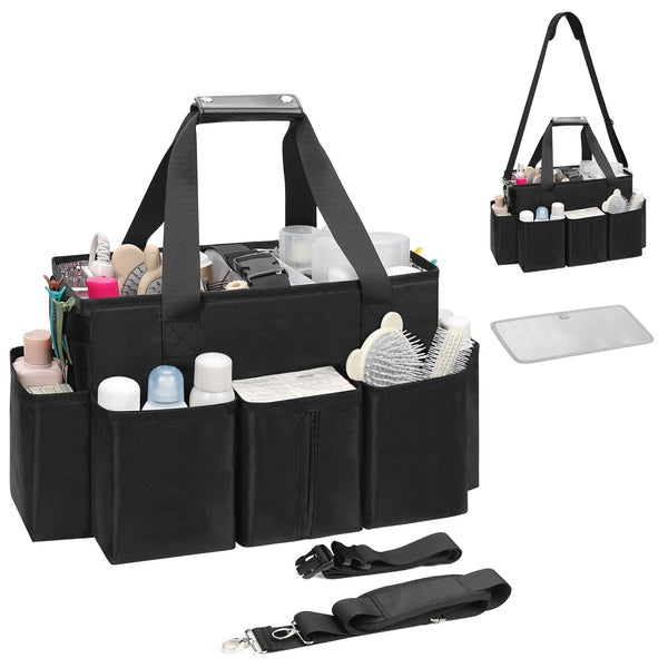Extra Large Hairstylist Traveling Bag with Adjustable Dividers and Multi Pockets