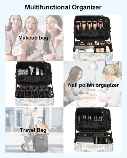 Floral Print Medium Makeup Case