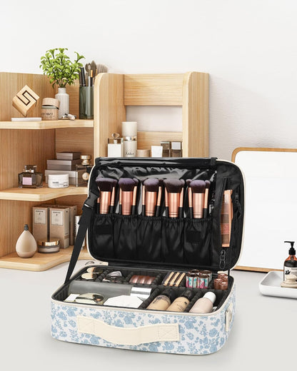 Floral Print Medium Makeup Case