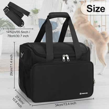 Professional Travel Pet Grooming Bag with Compartments
