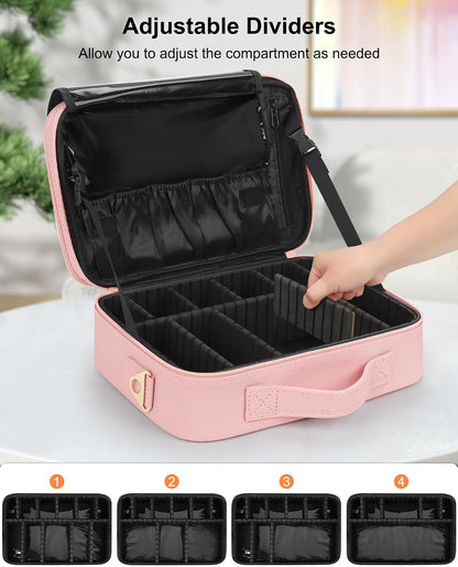 Pink Medium Makeup Case