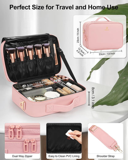 Pink Medium Makeup Case