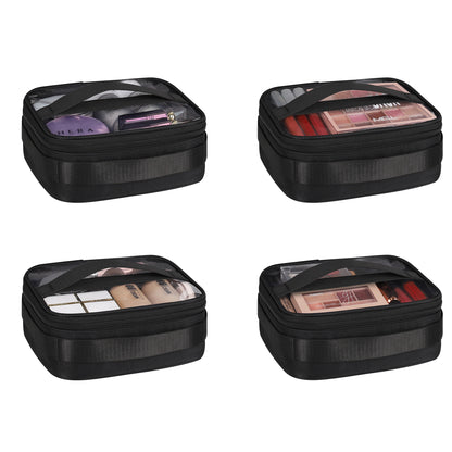 best makeup travel bag organizer OCHEAL Bag,Travel Makeup for Women with Zipper Pouch and Side Pocket, Multifunctional Compartments and Dividers, Toiletry Make up Case for Toiletries, Brushes & Beauty Tools-Black : Beauty & The interior features elastic loops and mesh pockets that keep bottles Best Deal Gift Set