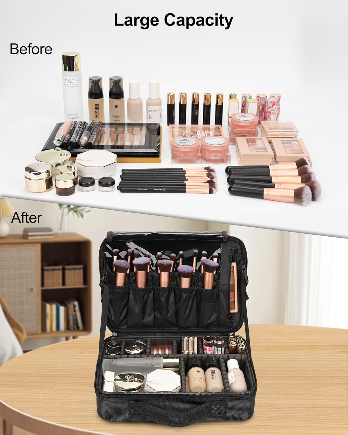 Multi-Purpose Makeup Case Medium / Black