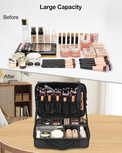 Black Medium Makeup Case
