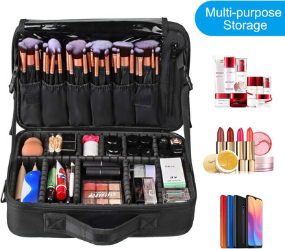 Black Medium Makeup Case