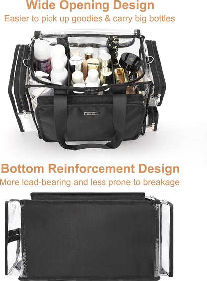 Relavel Clear Extra Large Travel Makeup & Toiletry Bag