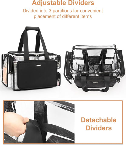 Relavel Clear Extra Large Travel Makeup & Toiletry Bag
