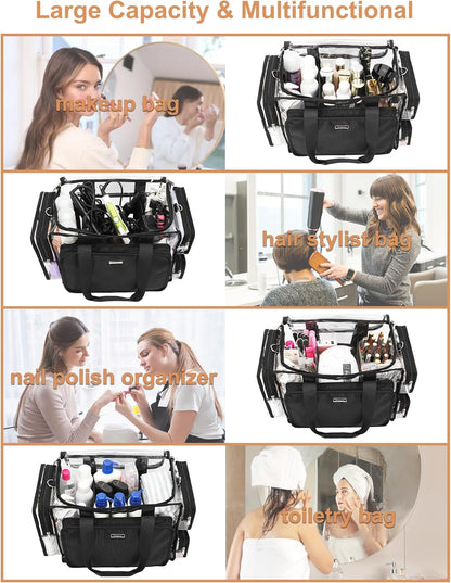 Relavel Clear Extra Large Travel Makeup & Toiletry Bag