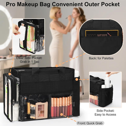 Relavel Extra Large Makeup Artist Set Bag