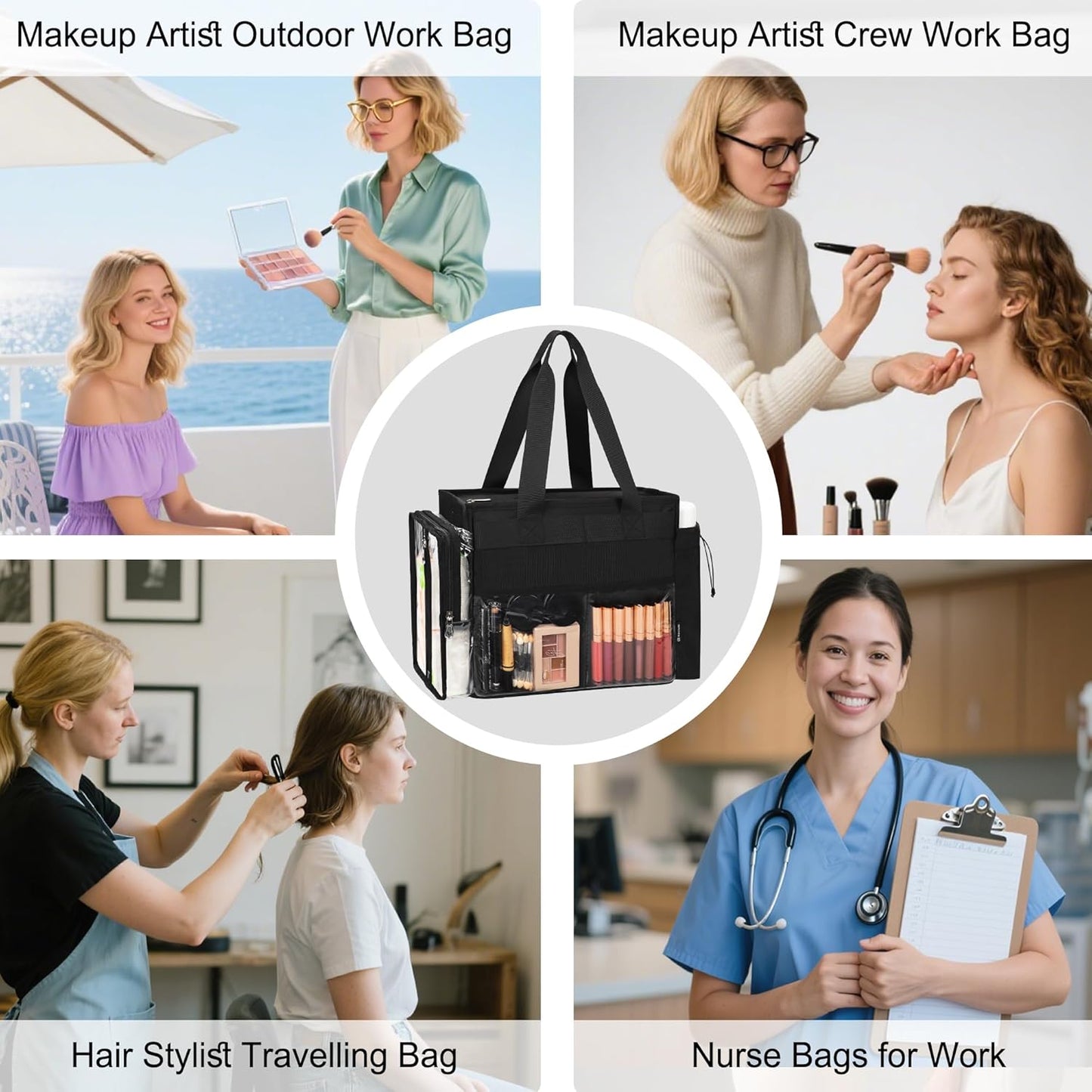 Relavel Extra Large Makeup Artist Set Bag
