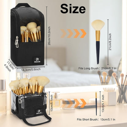 Relavel Foldable Stand Up Travel Makeup Brush Holder