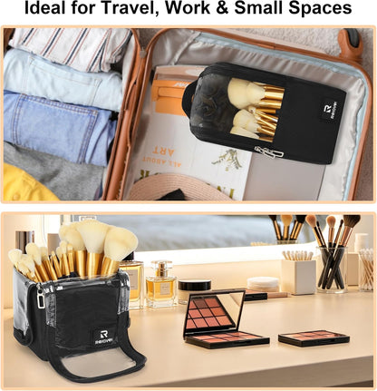 Relavel Foldable Stand Up Travel Makeup Brush Holder