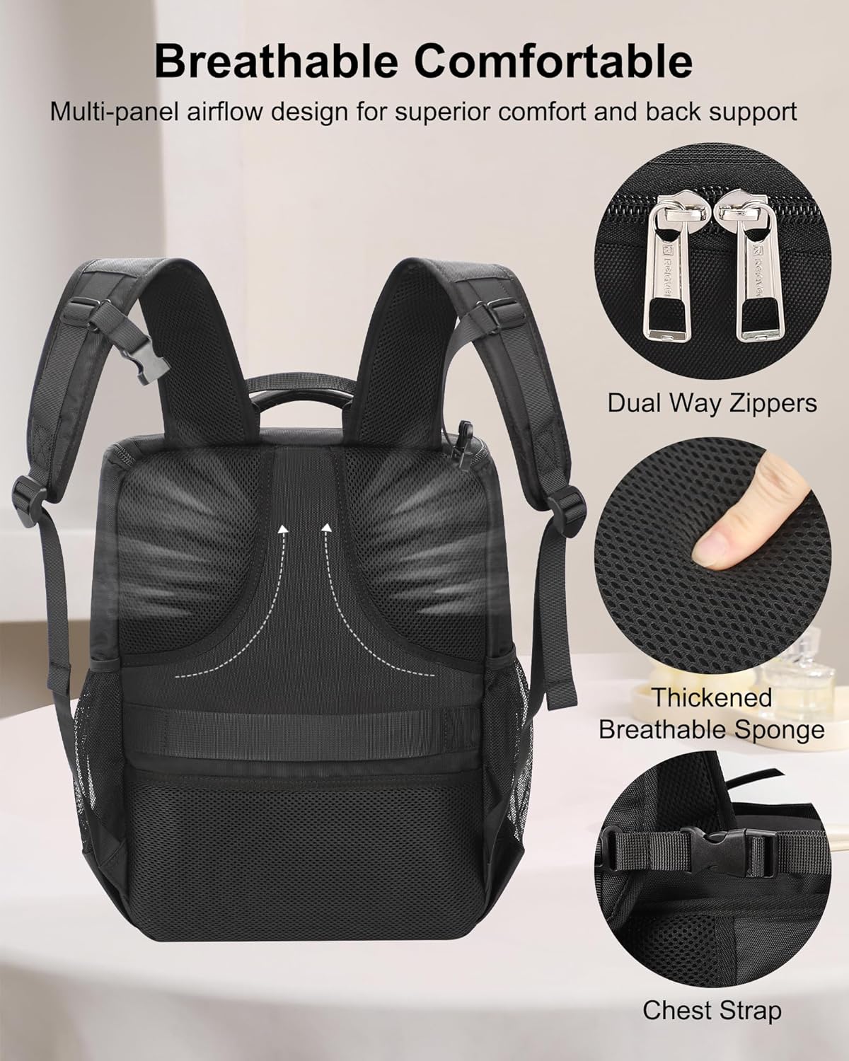 Relavel Hairstylist Travel Backpack for Clippers and Supplies