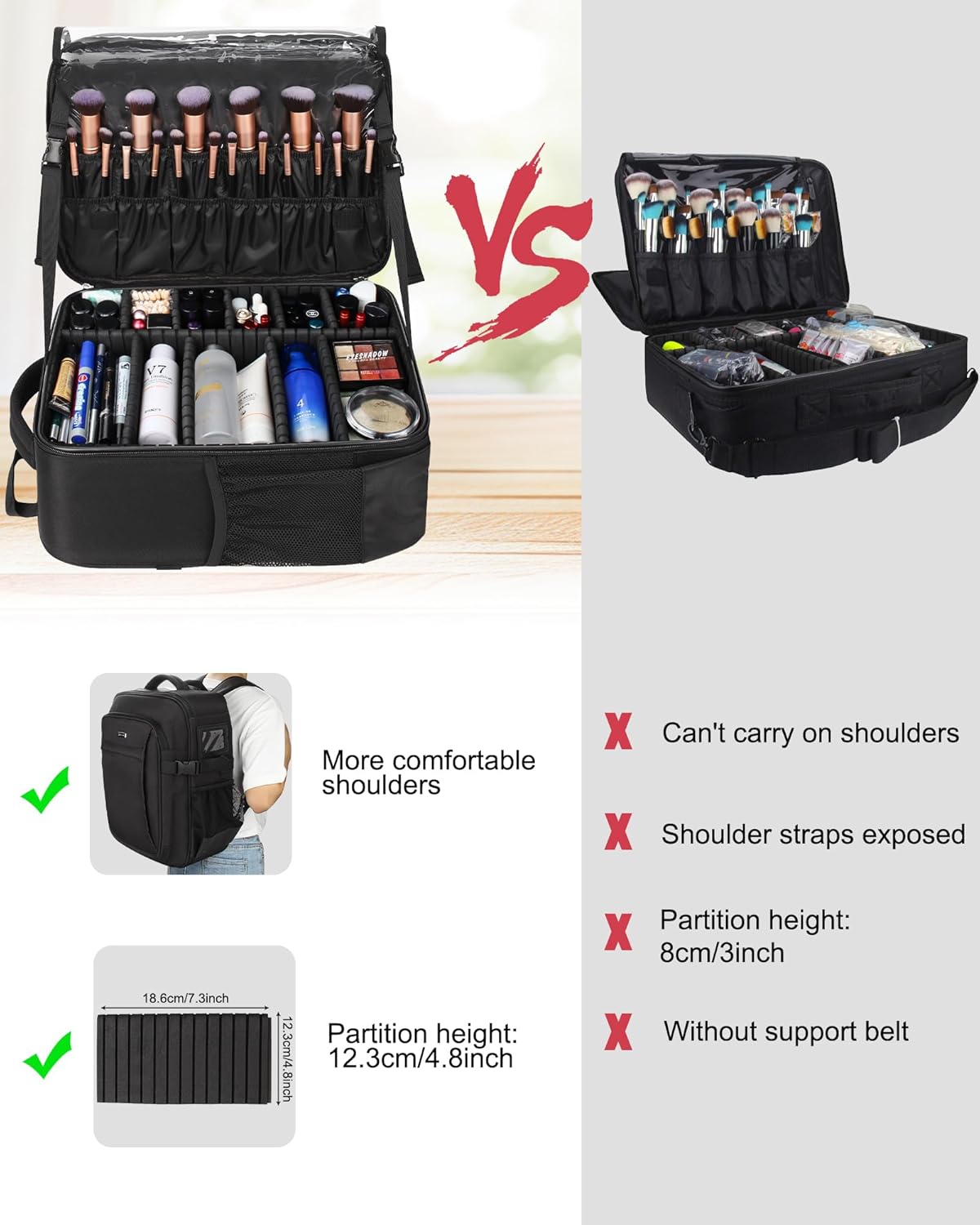 Professional Makeup Bag For Makeup Artists