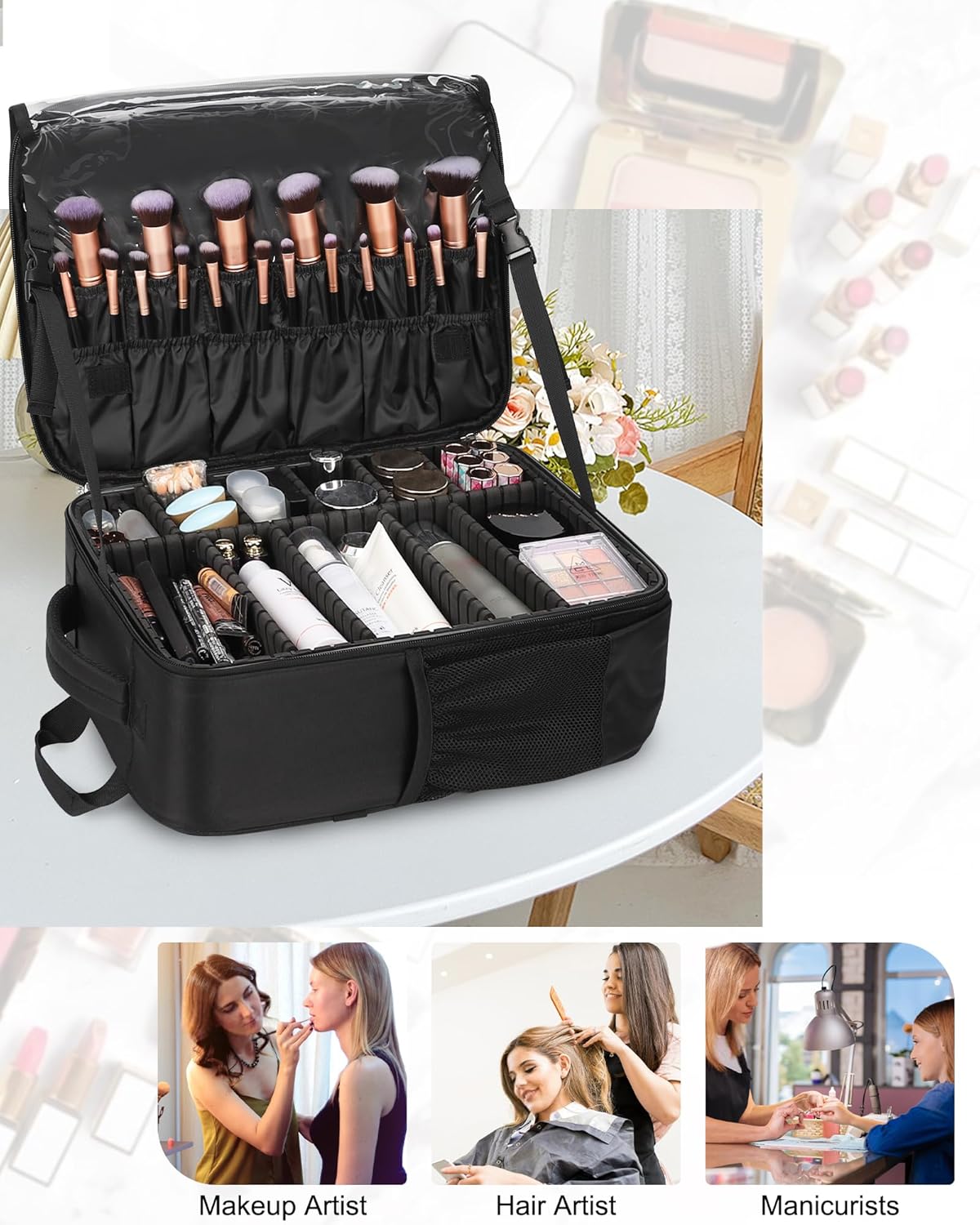 Professional Makeup Bag For Makeup Artists