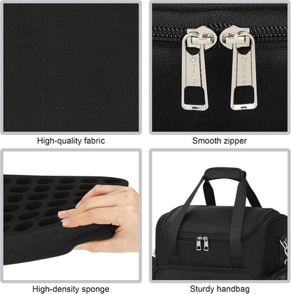 Relavel Portable Travel Pro Tattoo Case with 3 Removable Pouches