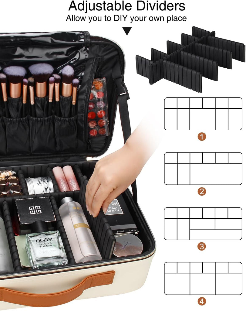 COSMETIC CASE WITH 3 PROFESSIONAL MAKEUP BRUSHES – ReeseRobertRetail