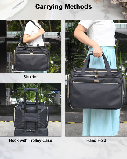 Available for sale in the United States only.Professional Extra Large Hairstylist Traveling Bag with Two Detachable Small Bags