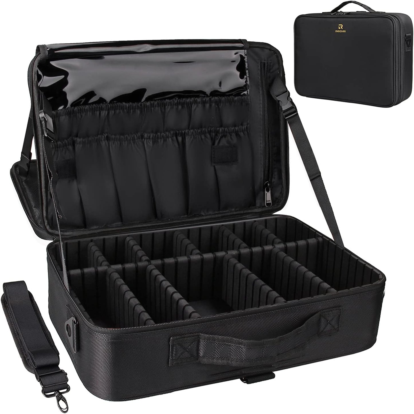 Black Large Makeup Case