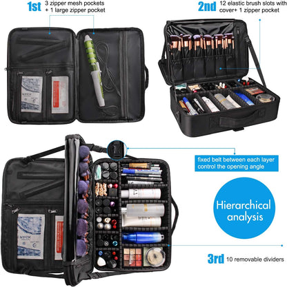 Black Large Makeup Case