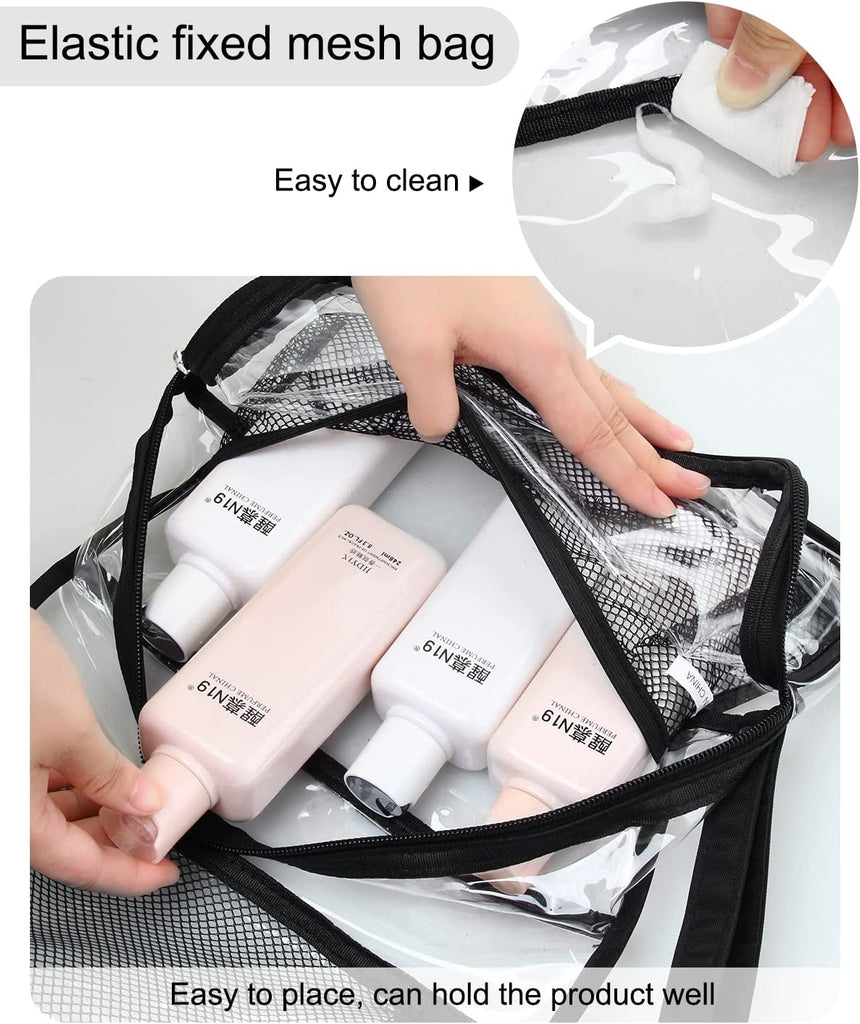 Clear Travel Toiletry Bag with Detachable TSA Approved – Relavel