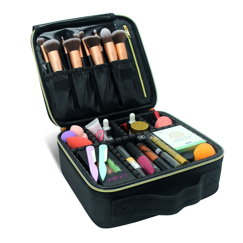 Black Gold Small Makeup Case