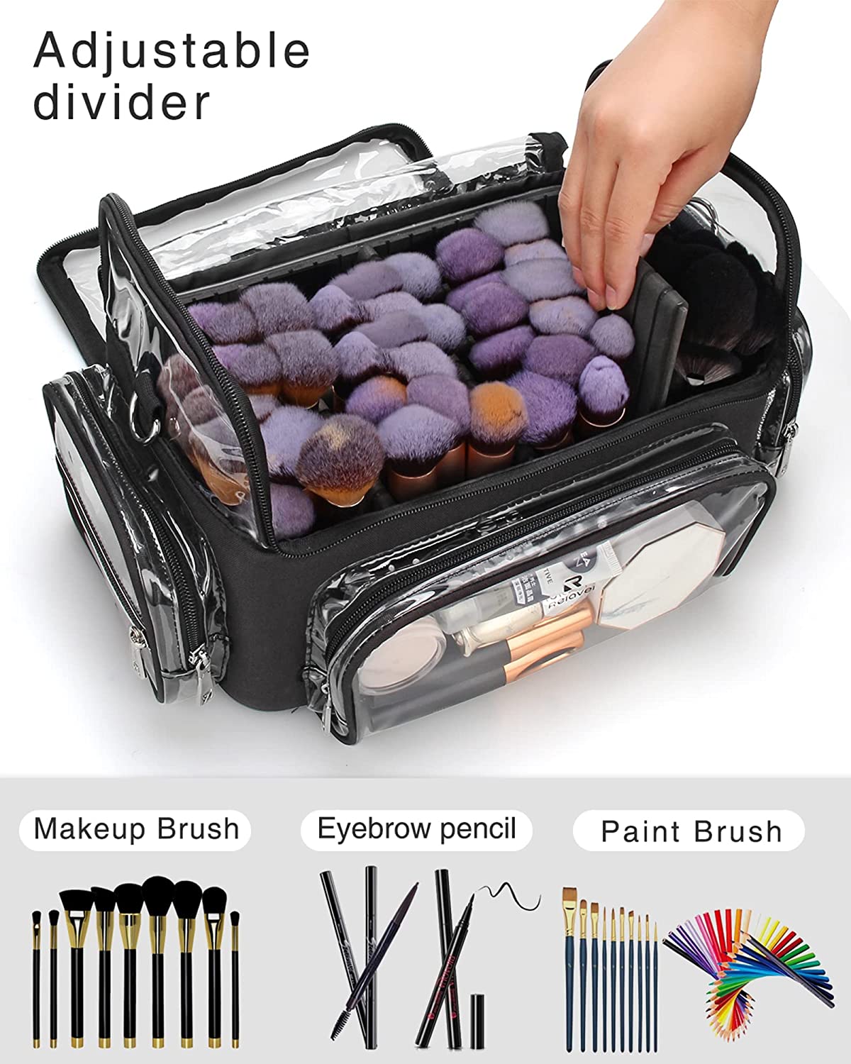Relavel Makeup Artist Brush Case - Thumbnail 4