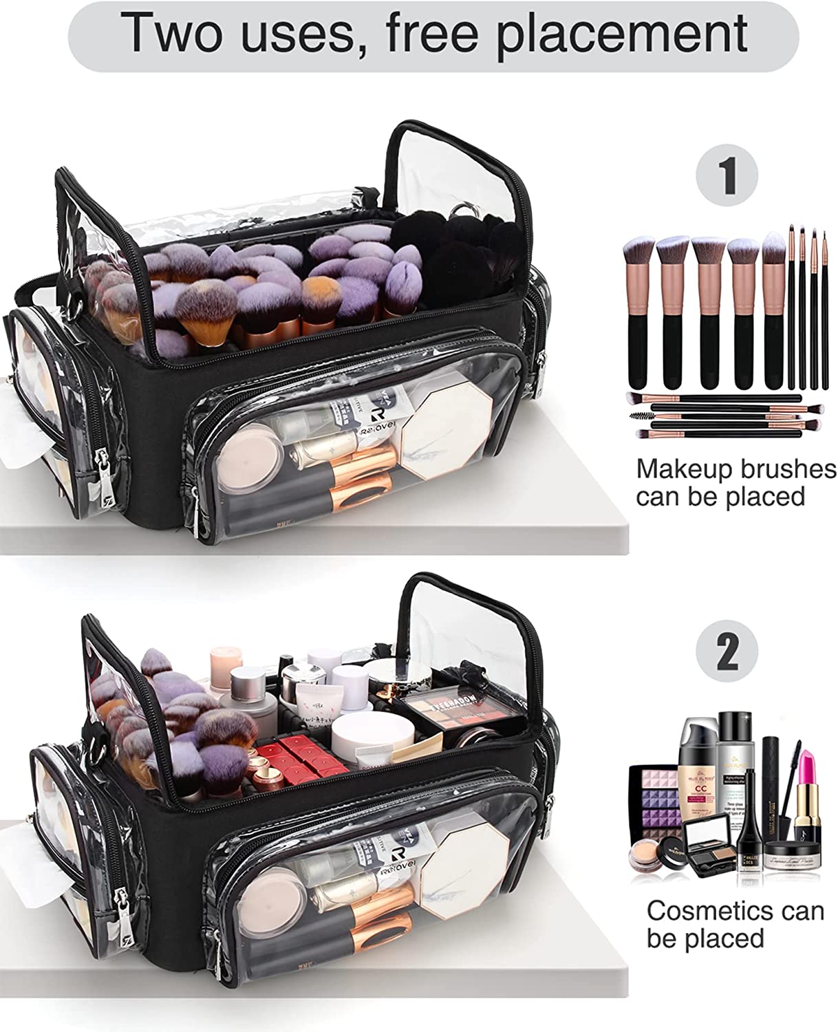 Relavel Makeup Artist Brush Case