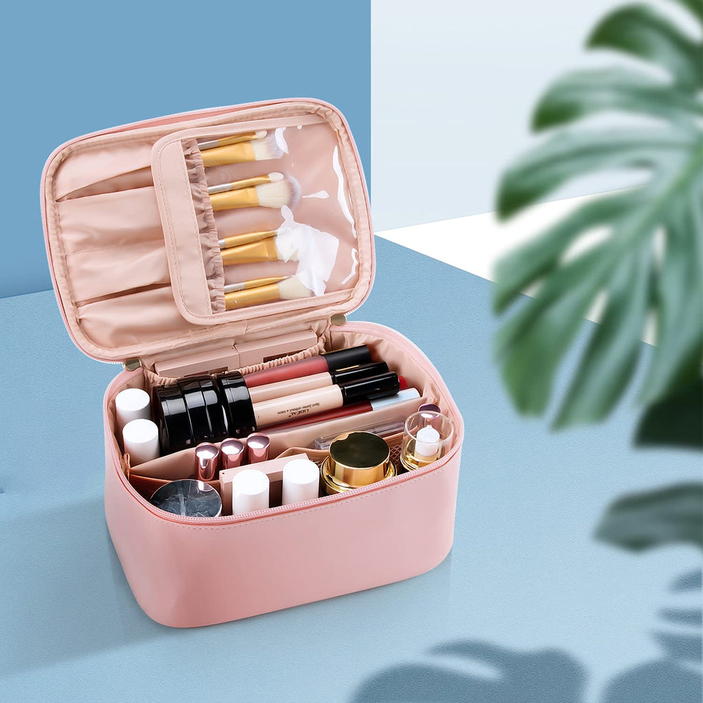 Extra Large Vanity Case Beauty Box Make up Jewelry Cosmetic Nail Storage  Box UK