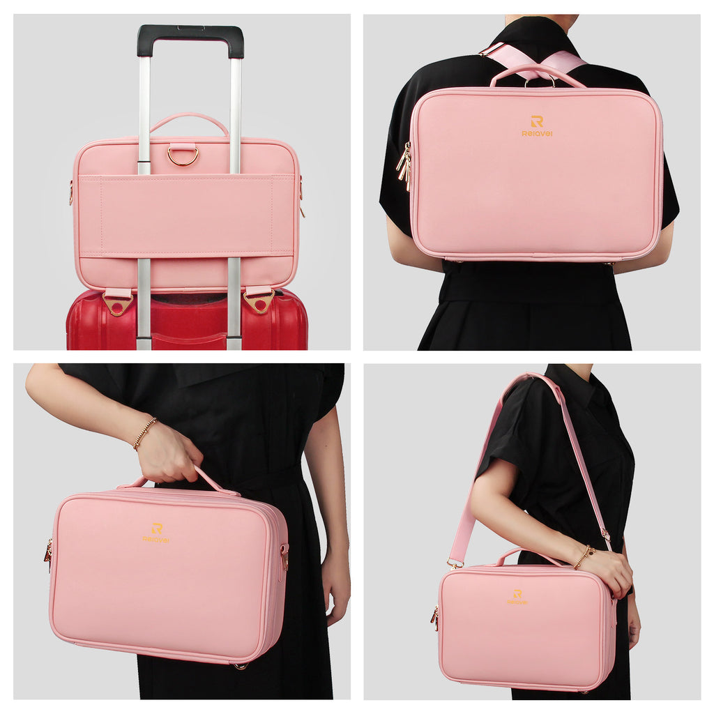 cute pink bubble make up bag by grace & stella