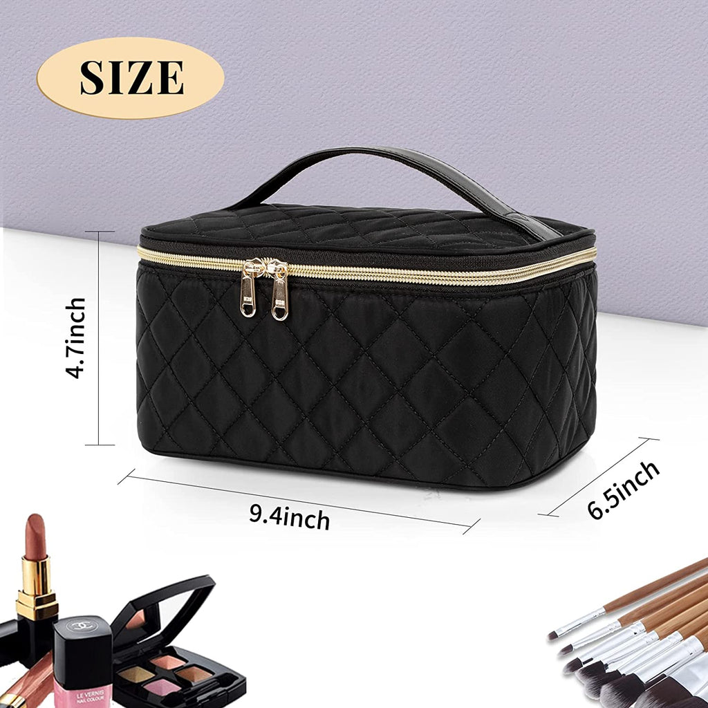 Detachable Black Large Travel Makeup Brush Bag – Relavel