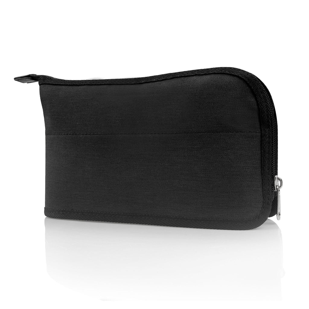 Small Black Toiletry Bag, Fourthly Water Resistant Toiletries Bags for –  Relavel