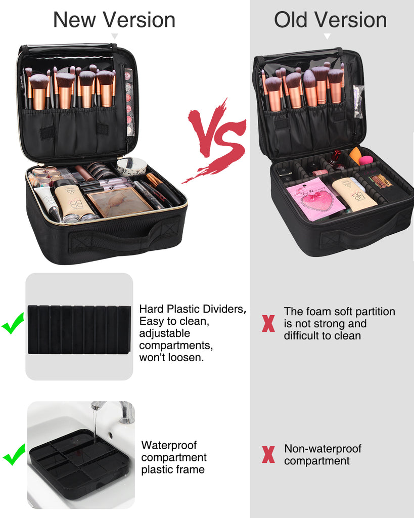  Relavel Makeup Case Large Makeup Bag Professional