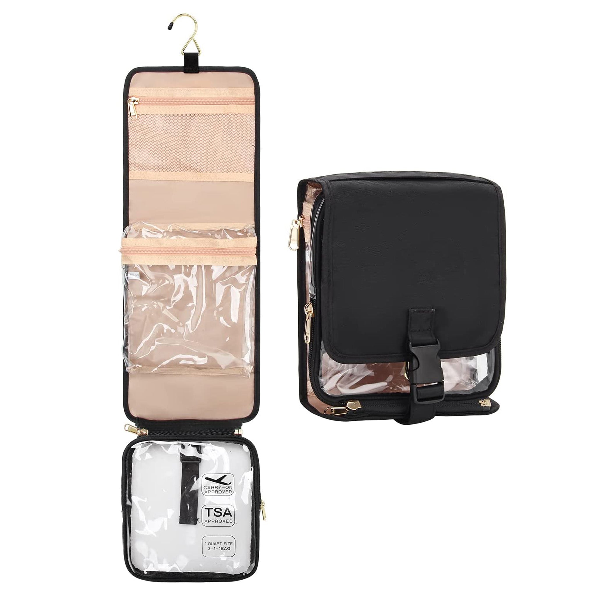 Travel Toiletry Bag with Detachable TSA Approved Relavel