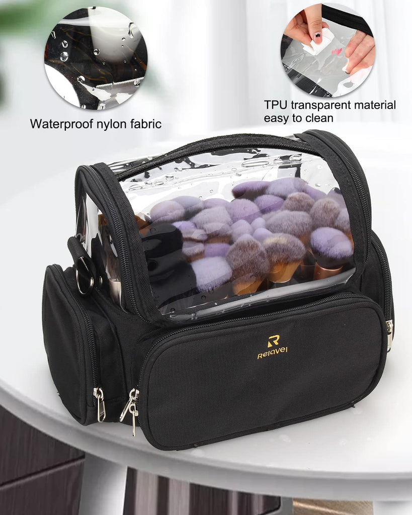 Relavel Clear Travel Makeup Bags